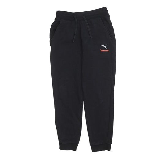 Puma Men's Black XS Jogger Trousers Fleece Activewear