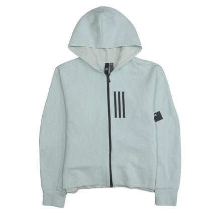 Womens UK Size XL adidas Grey Full Zip Hoodie