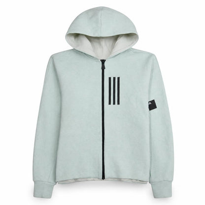 Womens UK Size XL adidas Grey Full Zip Hoodie