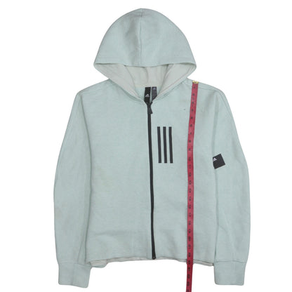 Womens UK Size XL adidas Grey Full Zip Hoodie