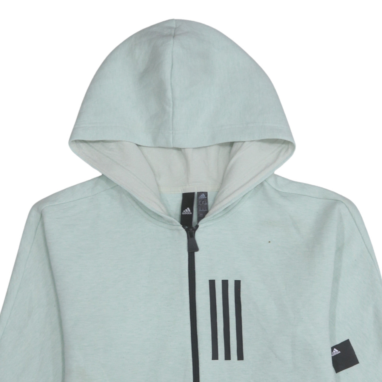Womens UK Size XL adidas Grey Full Zip Hoodie
