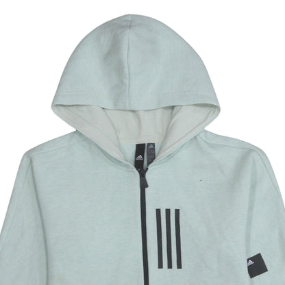 Womens UK Size XL adidas Grey Full Zip Hoodie