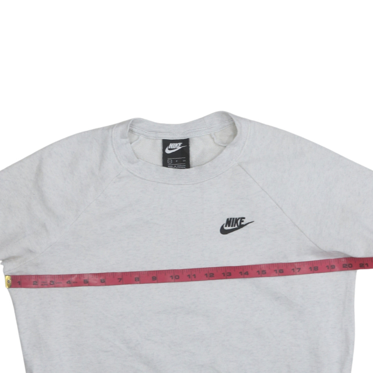 Womens UK Size S Nike Grey Pullover Sweatshirt