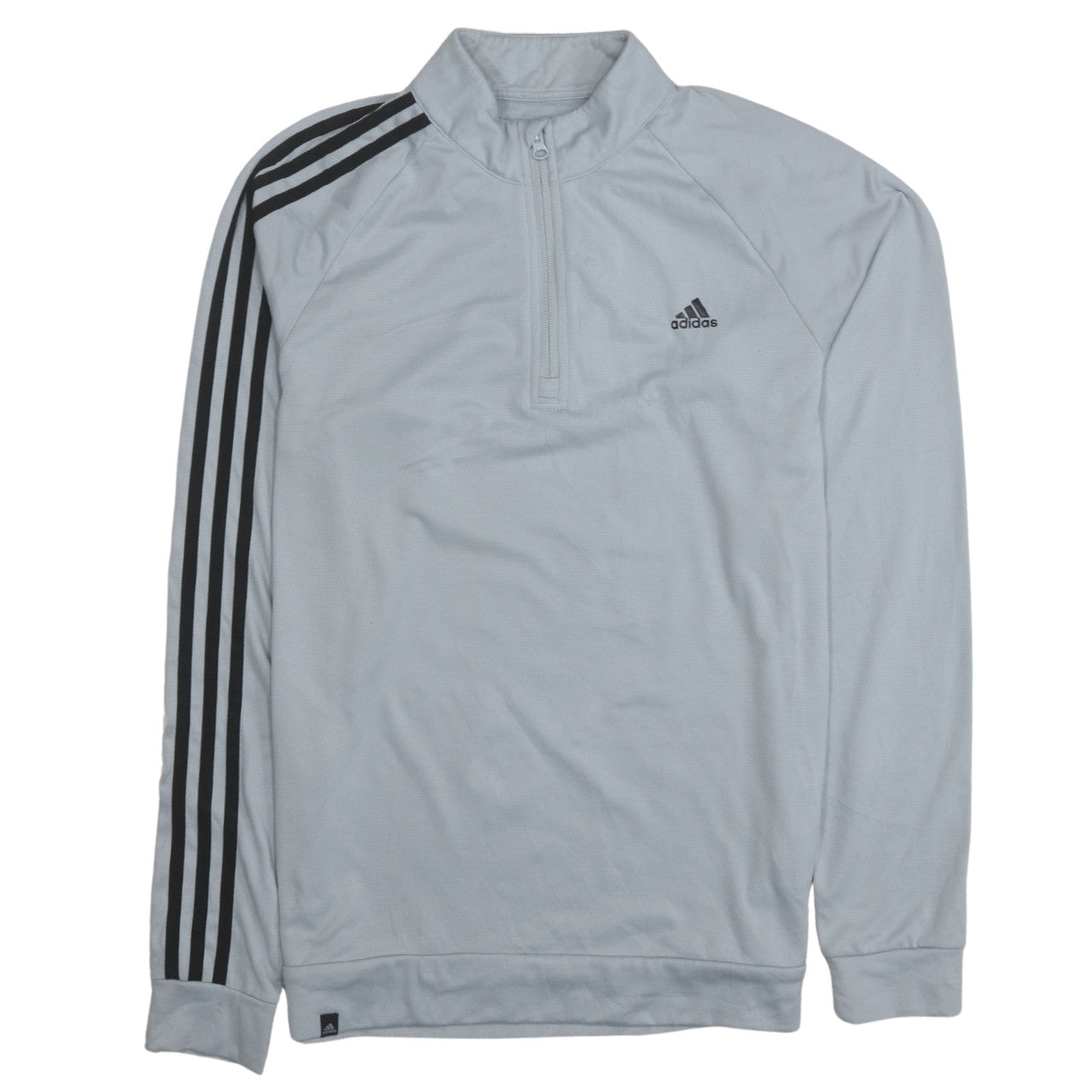 Mens UK Size S adidas Grey 1/2 Zip Sweatshirt