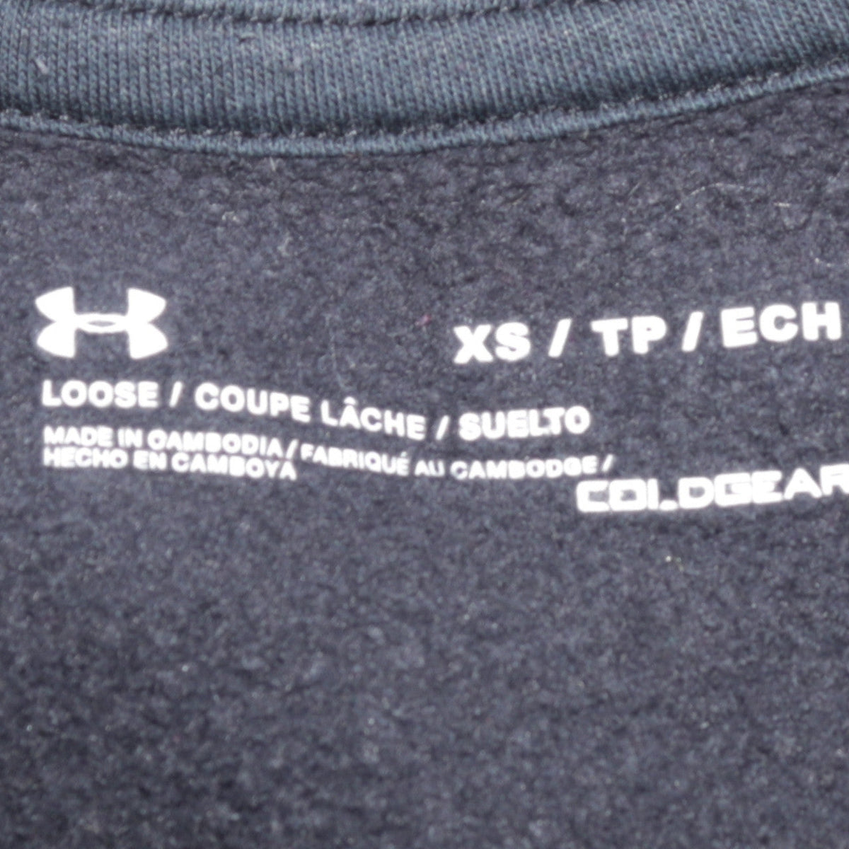 Mens UK Size XS Under armour Black Pullover Sweatshirt