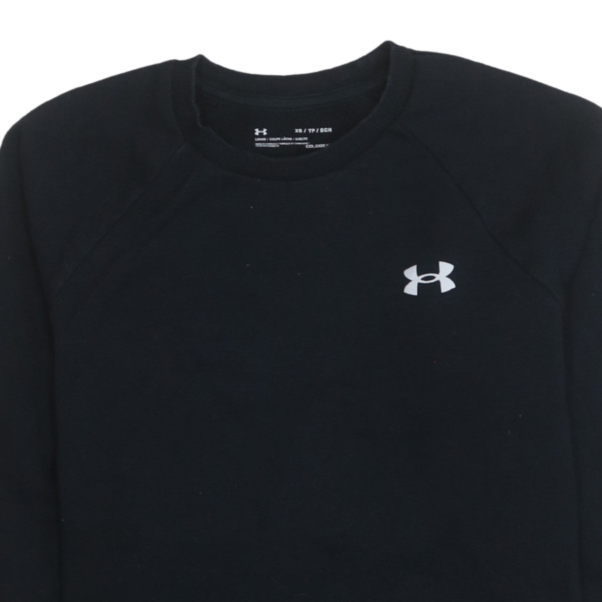 Mens UK Size XS Under armour Black Pullover Sweatshirt
