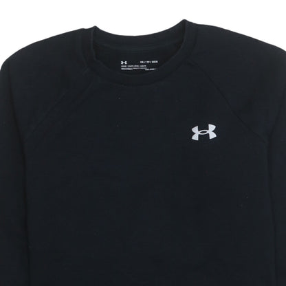 Mens UK Size XS Under armour Black Pullover Sweatshirt