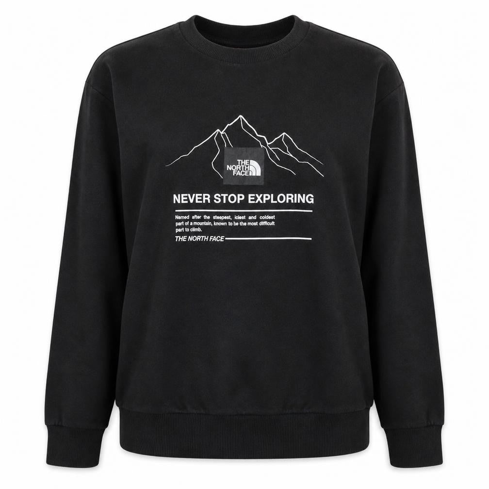 Womens UK Size S The North Face Black Pullover Sweatshirt