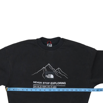 Womens UK Size S The North Face Black Pullover Sweatshirt