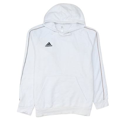 Mens UK Size L adidas White Pullover Hoodie