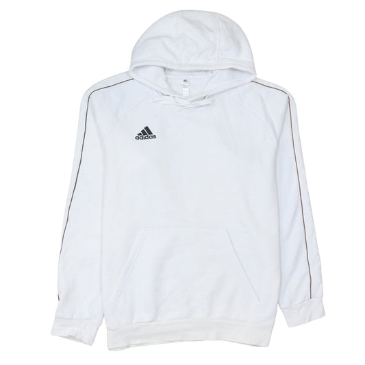 Mens UK Size L adidas White Pullover Hoodie