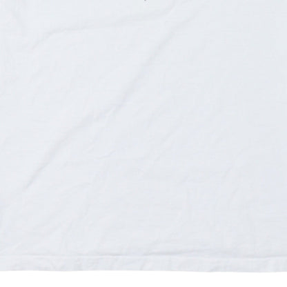 Champion Men's White XXL Crew Neck Cotton T-Shirt