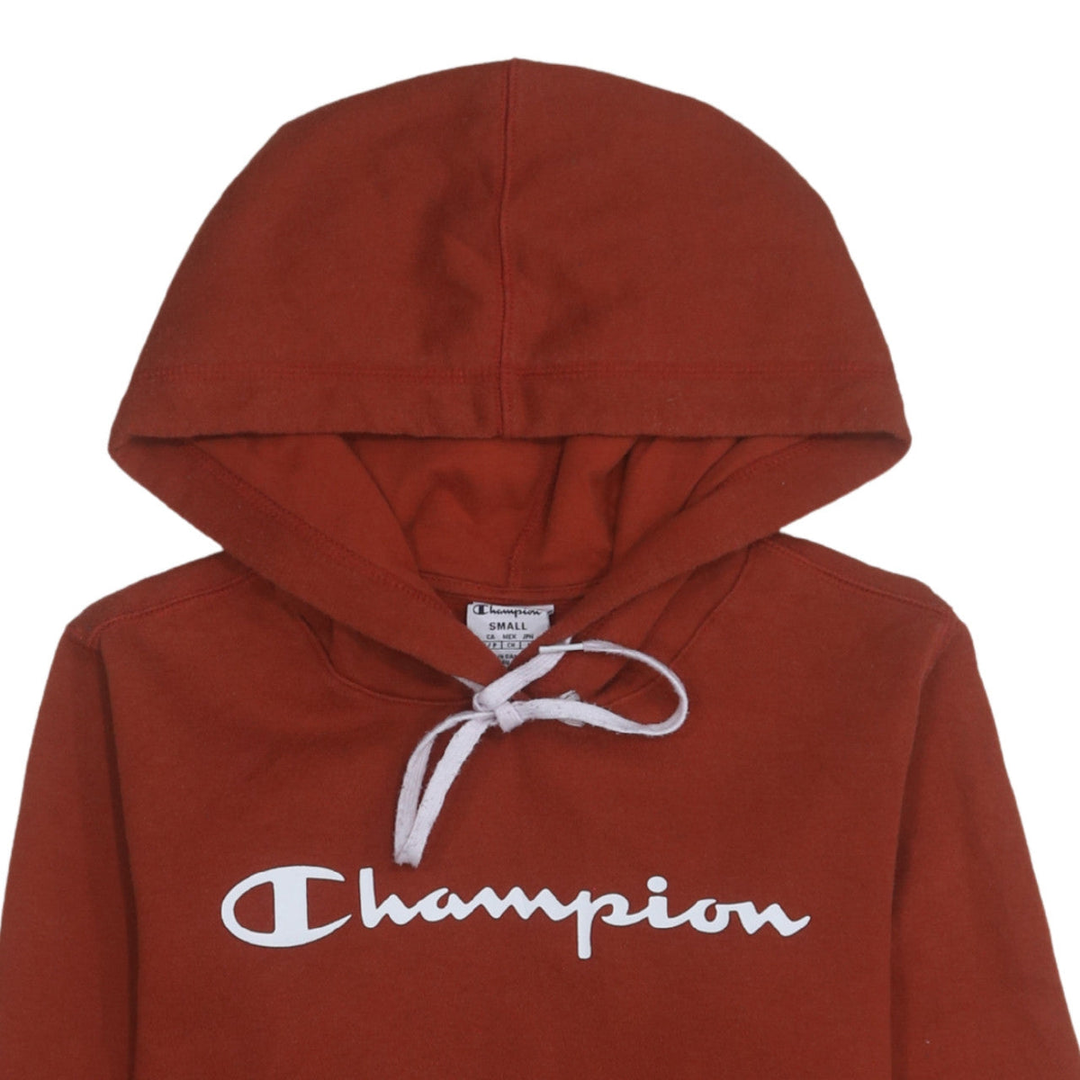 Mens UK Size S Champion Brown Pullover Hoodie