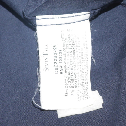 Armani Jeans Men's Blue Cotton Long Sleeve Button-Up Shirt L