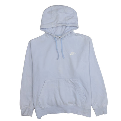 Womens UK Size L Nike Blue Pullover Hoodie