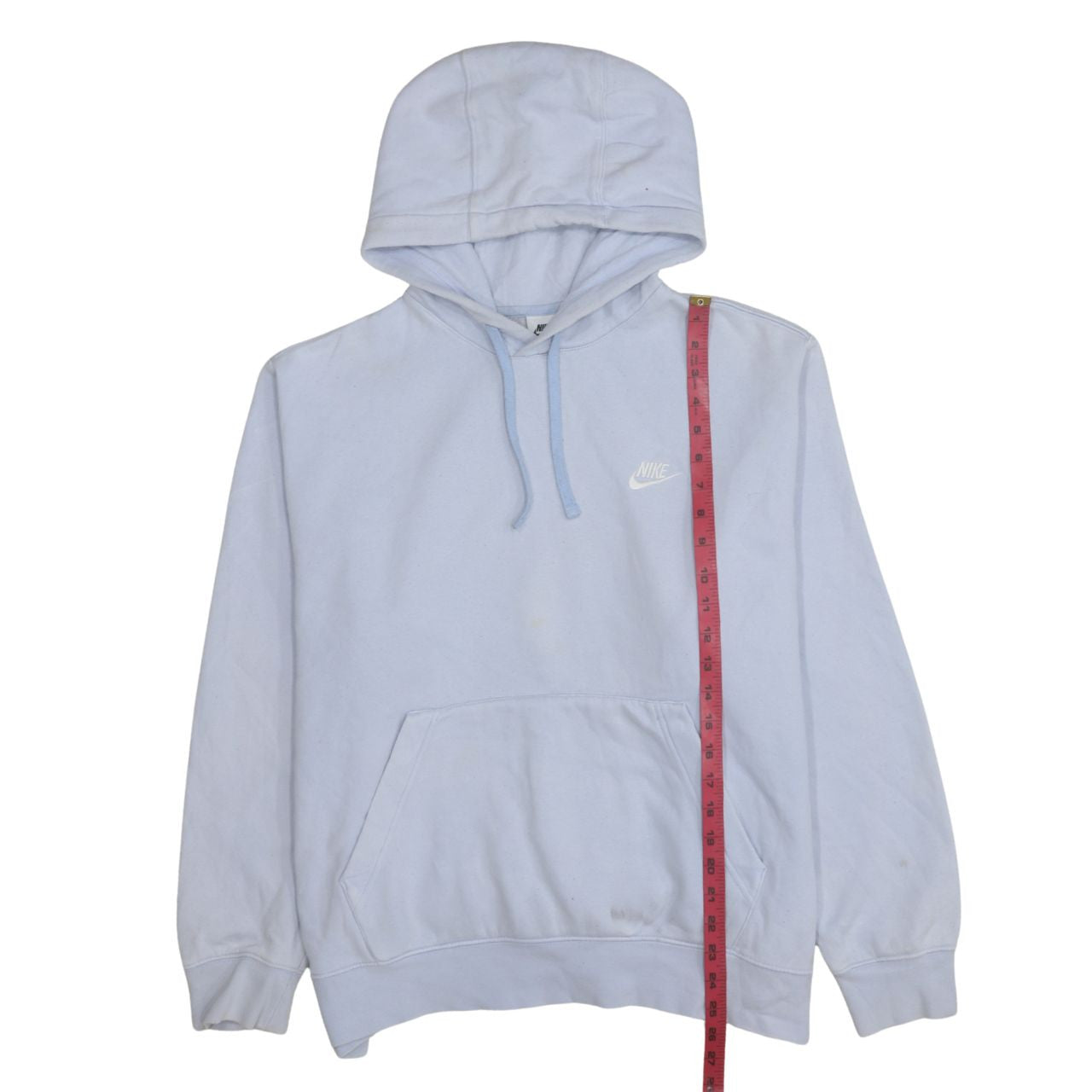 Womens UK Size L Nike Blue Pullover Hoodie
