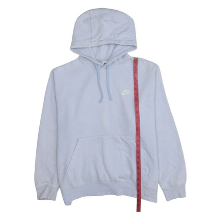 Womens UK Size L Nike Blue Pullover Hoodie