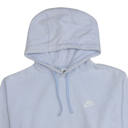 Womens UK Size L Nike Blue Pullover Hoodie