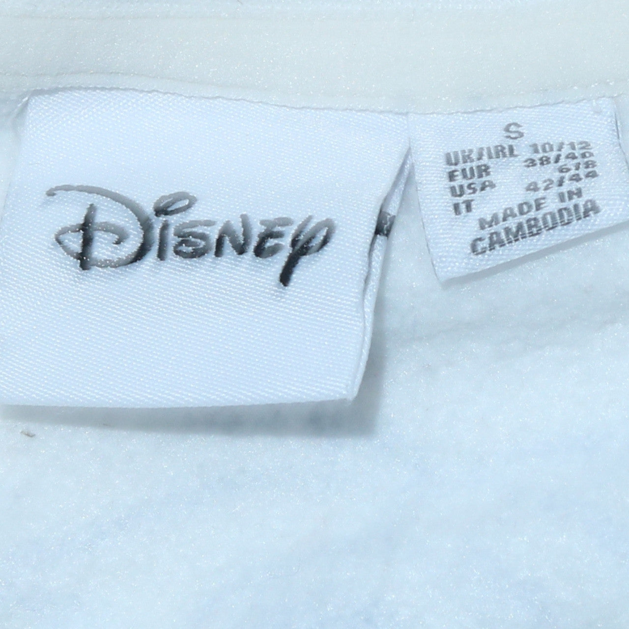 Womens UK Size S Disney White Pullover Sweatshirt