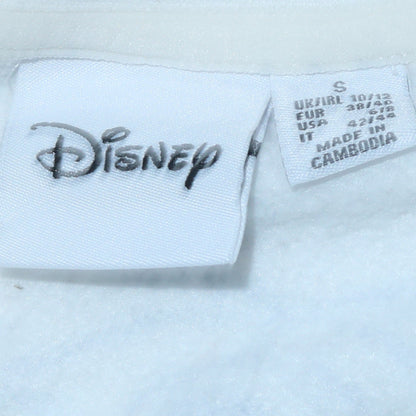 Womens UK Size S Disney White Pullover Sweatshirt