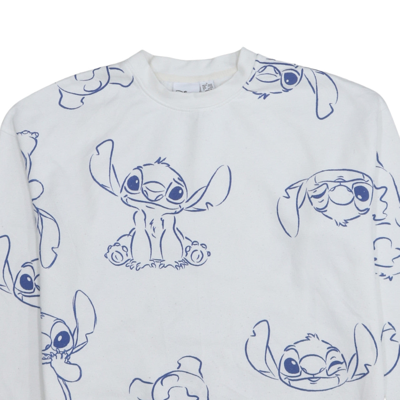 Womens UK Size S Disney White Pullover Sweatshirt