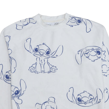 Womens UK Size S Disney White Pullover Sweatshirt