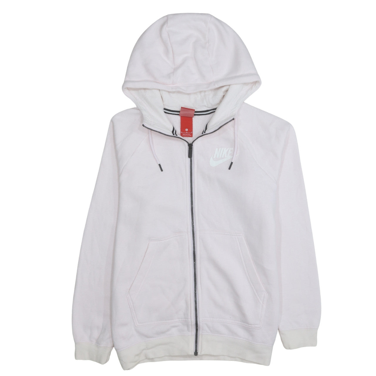 Womens UK Size M Nike Pink Full Zip Hoodie