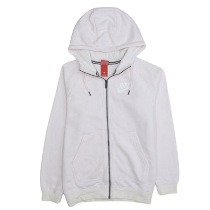 Womens UK Size M Nike Pink Full Zip Hoodie