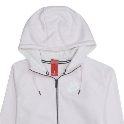 Womens UK Size M Nike Pink Full Zip Hoodie