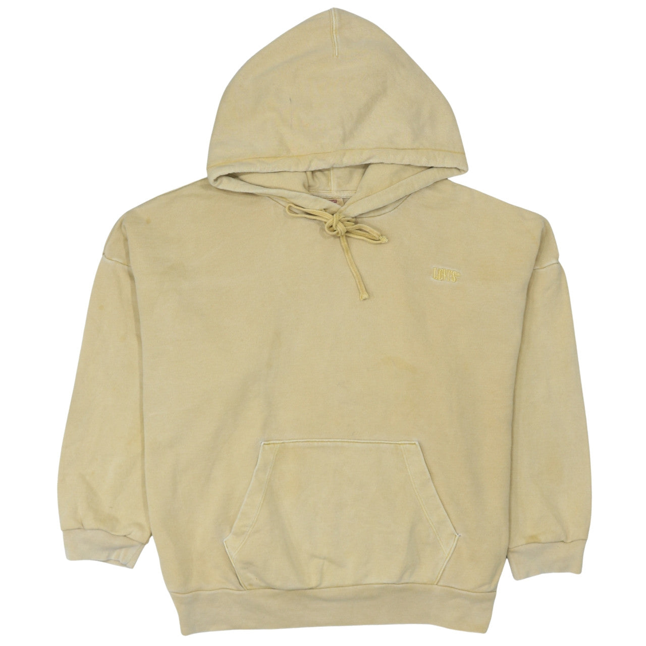 Womens UK Size M Levi's Beige Pullover Hoodie