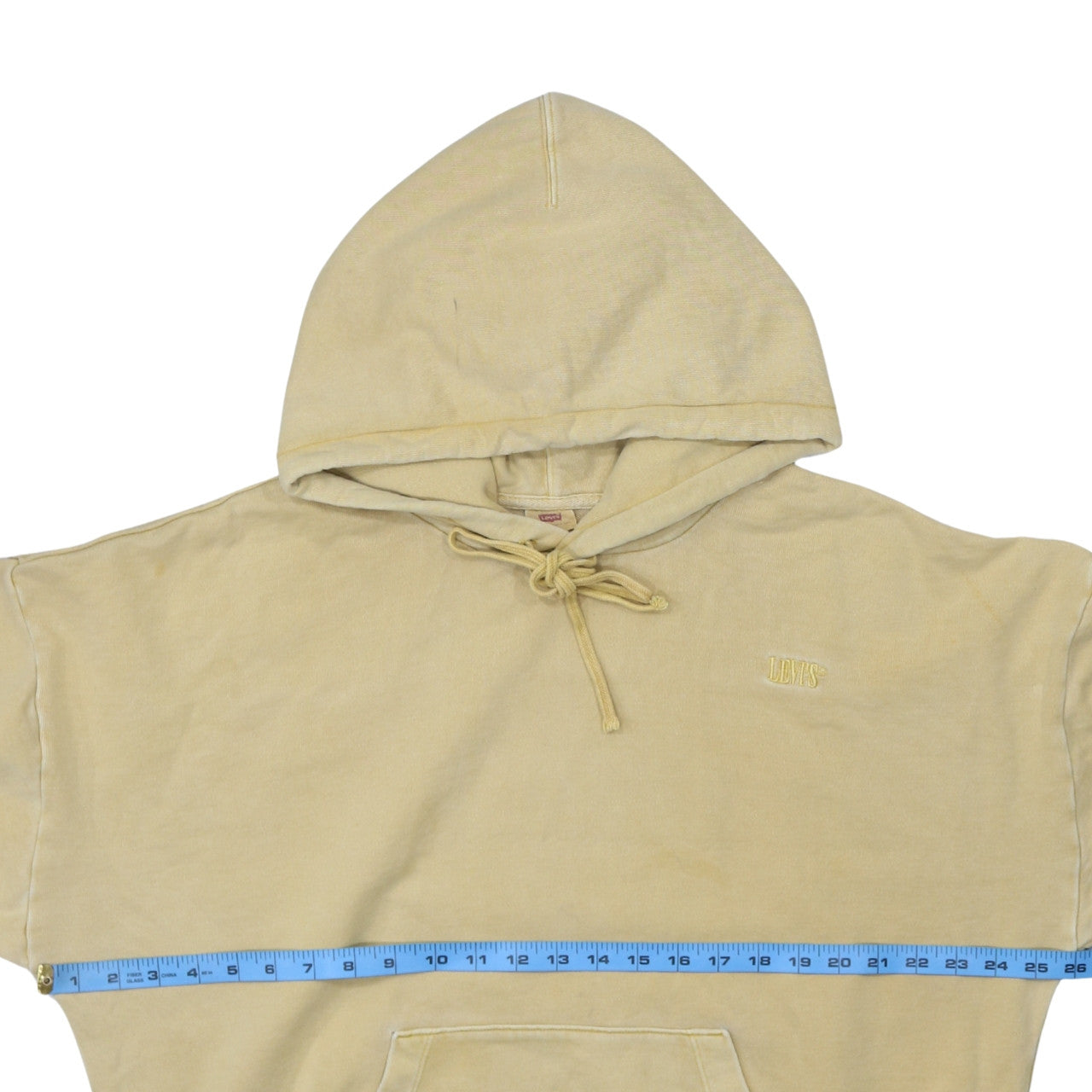 Womens UK Size M Levi's Beige Pullover Hoodie