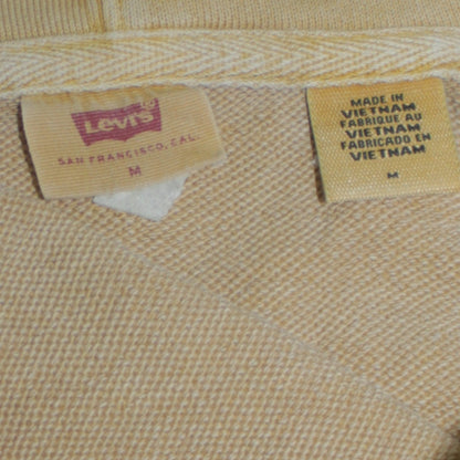 Womens UK Size M Levi's Beige Pullover Hoodie
