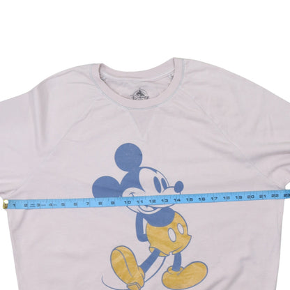 Womens UK Size M Disney White Pullover Sweatshirt
