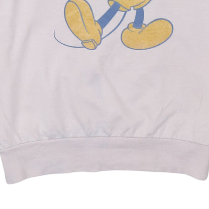 Womens UK Size M Disney White Pullover Sweatshirt
