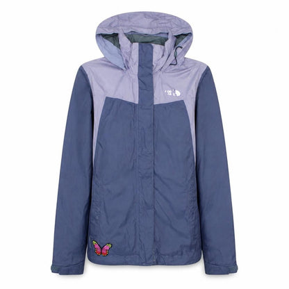 Womens UK Size XS The North Face Blue Rain Coat