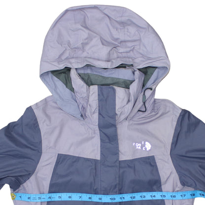 Womens UK Size XS The North Face Blue Rain Coat