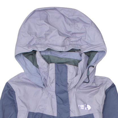 Womens UK Size XS The North Face Blue Rain Coat