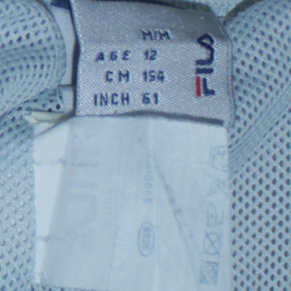 Fila Girls Grey Polyester Track Pants Age 12 Years Elastic Waist Activewear