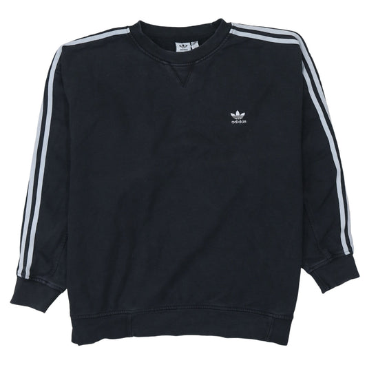 Womens UK Size 12 adidas Black Pullover Sweatshirt