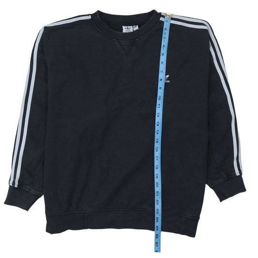 Womens UK Size 12 adidas Black Pullover Sweatshirt