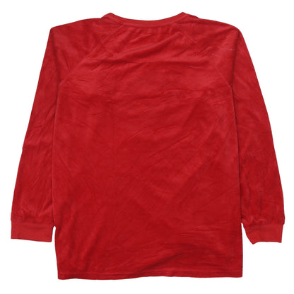 Primark Women Red Mickey Mouse Fleece Nightshirt Size 12-14