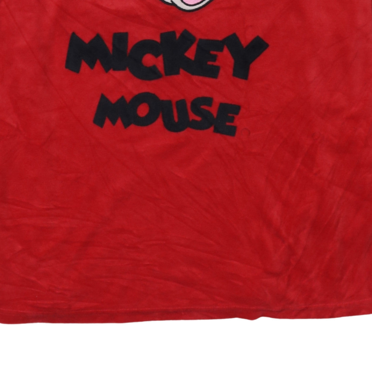 Primark Women Red Mickey Mouse Fleece Nightshirt Size 12-14