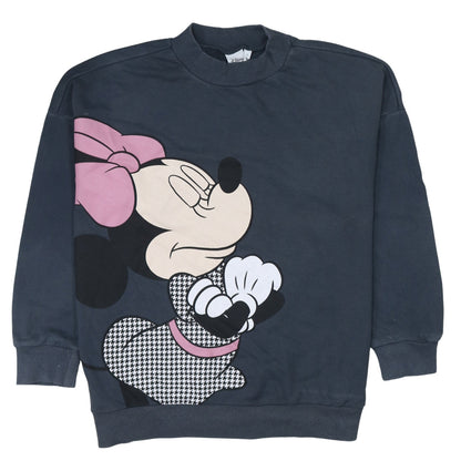 Womens UK Size S Disney Blue Pullover Sweatshirt