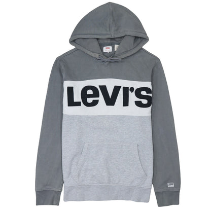 Mens UK Size M Levi's Grey Pullover Hoodie