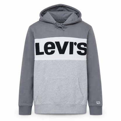Mens UK Size M Levi's Grey Pullover Hoodie