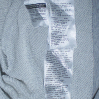 Mens UK Size M Levi's Grey Pullover Hoodie