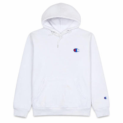 Mens UK Size L Champion White Pullover Hoodie