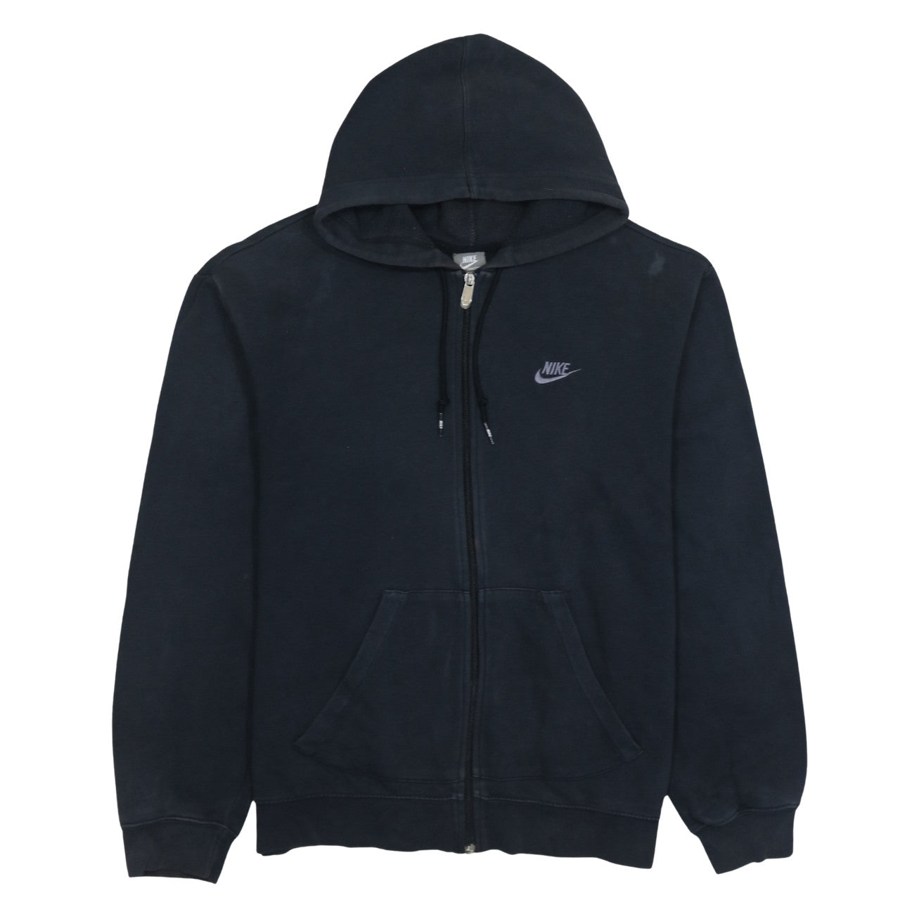 Mens UK Size L Nike Black Full Zip Hoodie