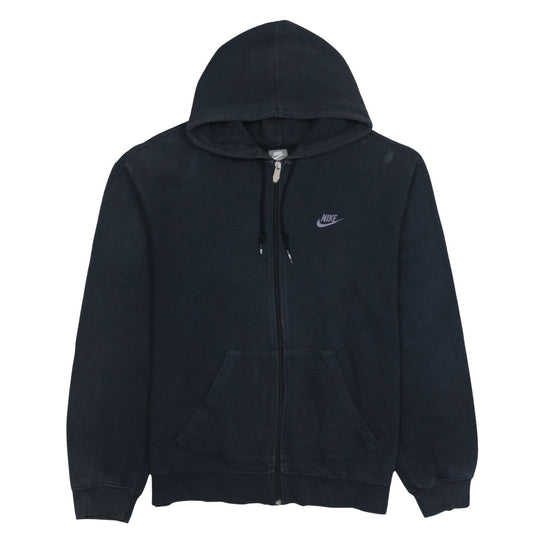Mens UK Size L Nike Black Full Zip Hoodie