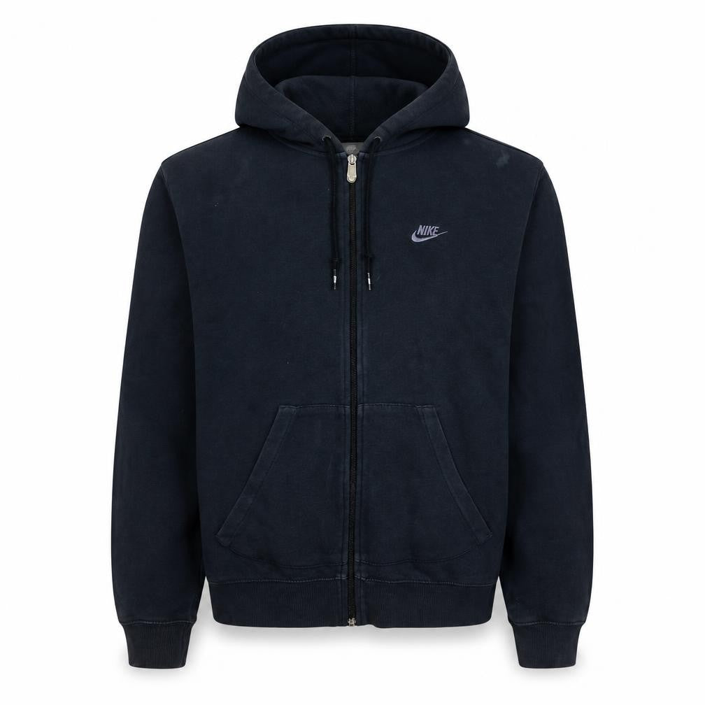 Mens UK Size L Nike Black Full Zip Hoodie